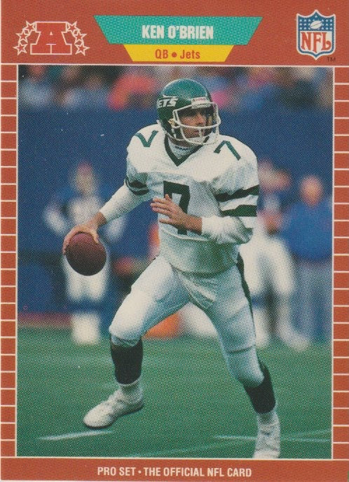 NFL 1989 ProSet - No 305 - Ken O'Brien