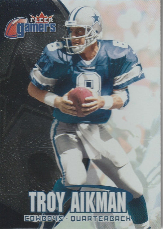 NFL 2000 Fleer Gamers - No 61 - Troy Aikman