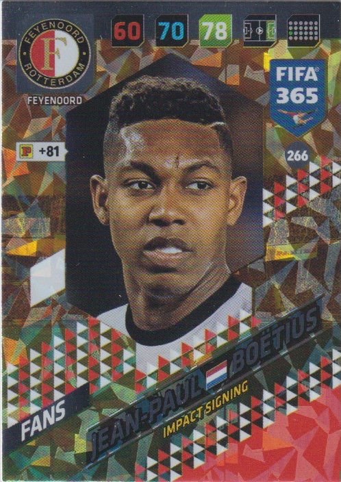Fussball 2018 Panini FIFA 365 Adrenalyn XL - No 266 - Jean-Paul Boetius