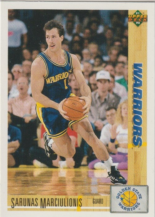 NBA 1991-92 Upper Deck - No 354 - Sarunas Marciulionis