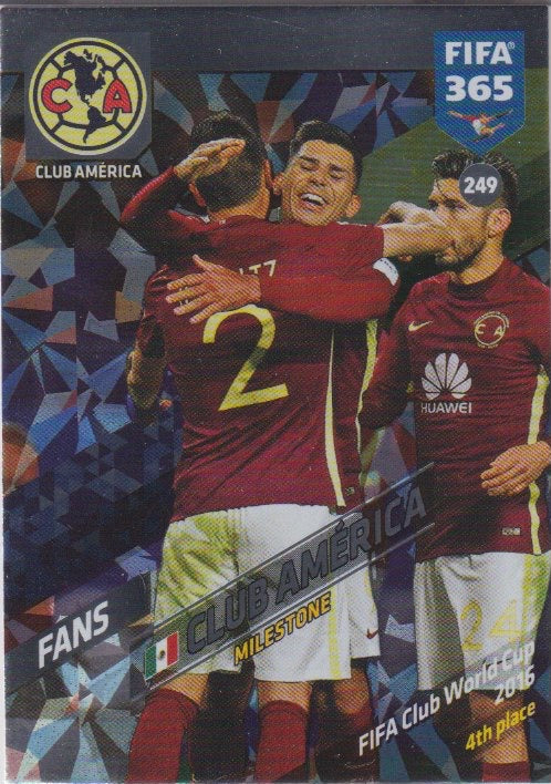Fussball 2018 Panini FIFA 365 Adrenalyn XL - No 249 - Club America
