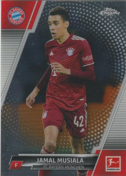 Soccer 2021-22 Topps Chrome Bundesliga - No. 84 - Jamal Musiala