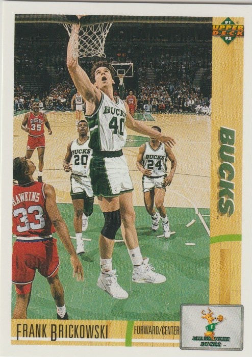 NBA 1991-92 Upper Deck - No 350 - Frank Brockowski