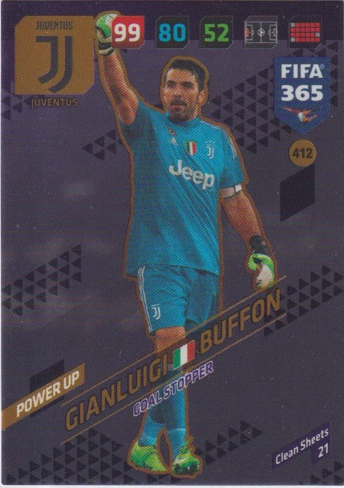 Fussball 2018 Panini FIFA 365 Adrenalyn XL - No 412 - Gianluigi Buffon