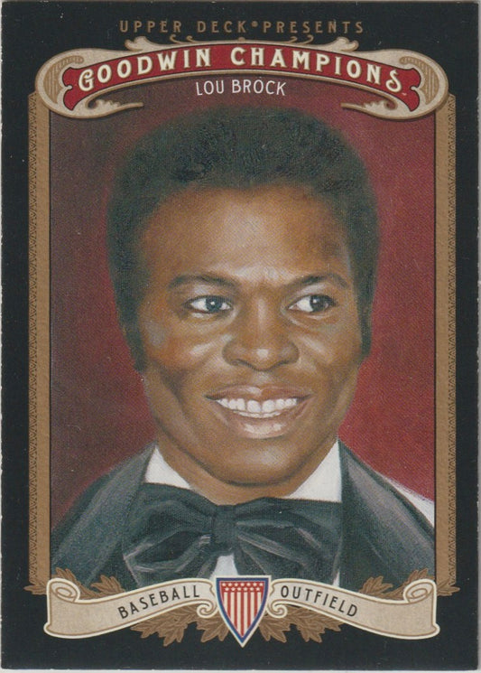 MLB 2012 Upper Deck Goodwin Champions - No 53 - Lou Brock