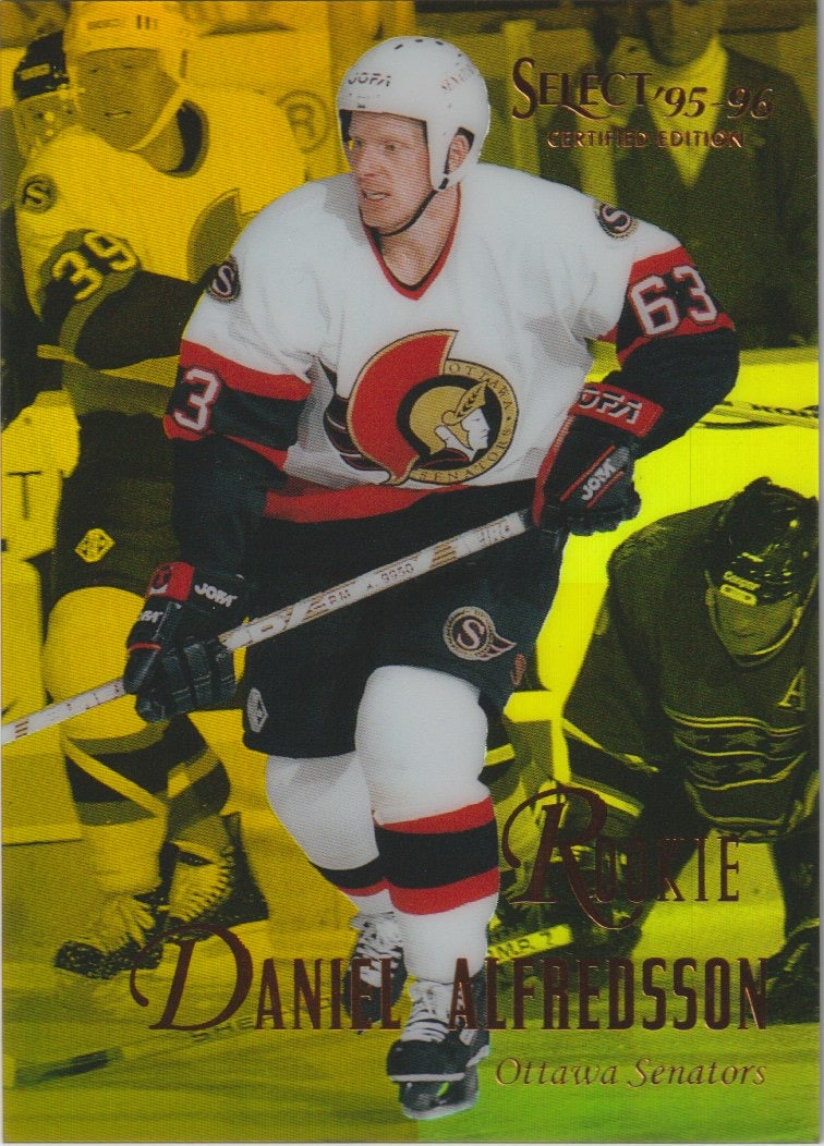 NHL 1995 / 96 Select Certified Mirror Gold - No 122 - Daniel Alfredsson