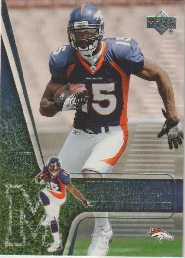 NFL 2006 Upper Deck Rookie Premiere - No 18 - Brandon Marshall