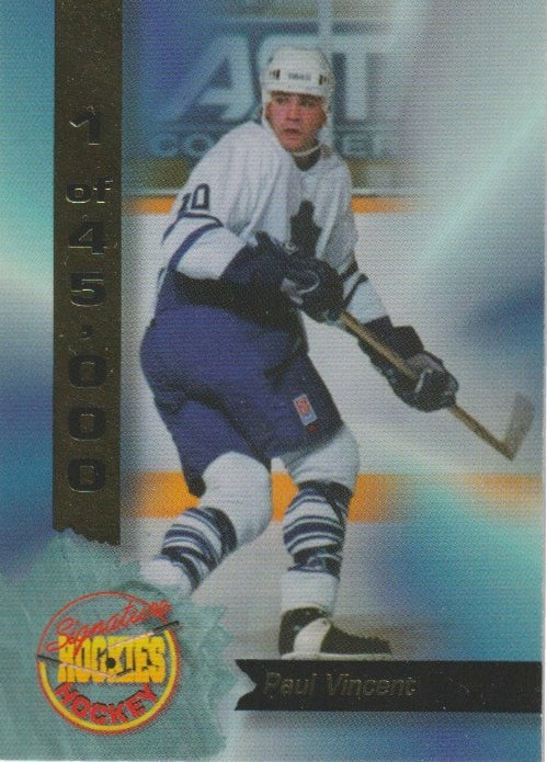 NHL 1995 Signature Rookies - No 34 - Paul Vincent