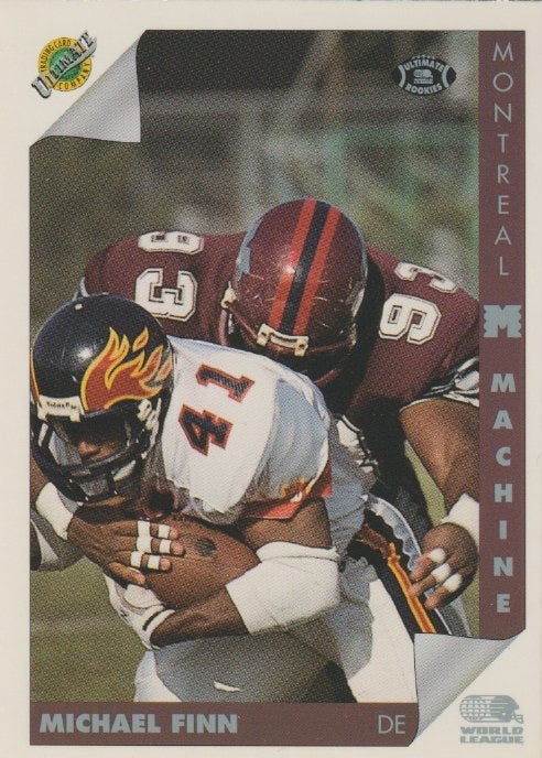 NFL 1992 Ultimate WLAF - No 82 - Michael Finn