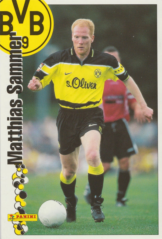 Fussball - Panini - Jumbokarte - Matthias Sammer