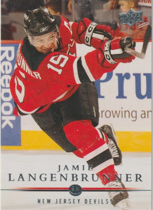NHL 2008-09 Upper Deck - No 369 - Jamie Langenbrunner