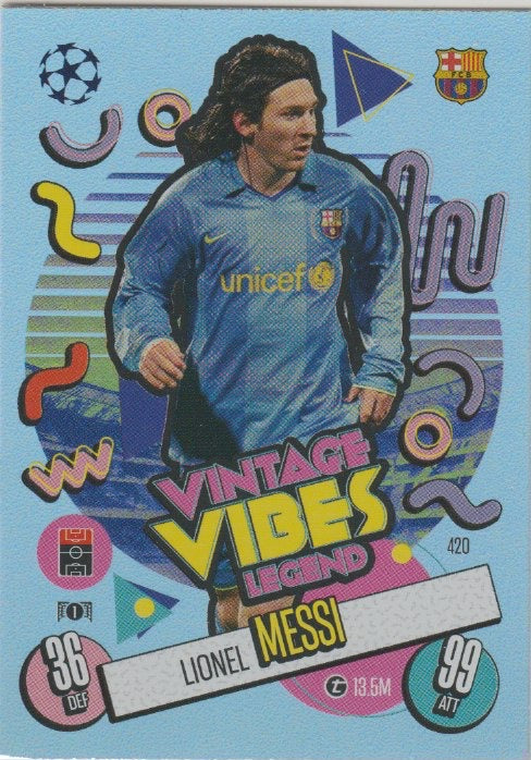 Soccer 2024-25 Match Attax UEFA Champions League - No 420 - Messi