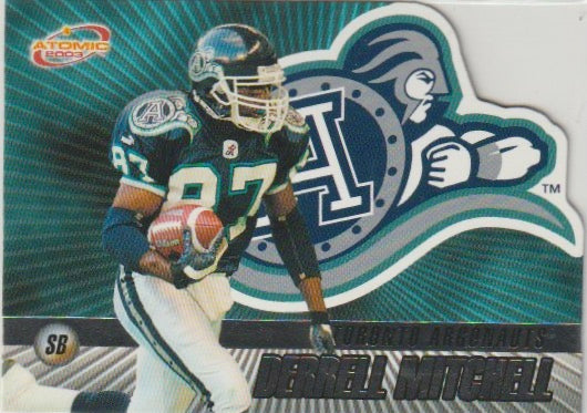 NFL 2003 Atomic CFL - No 86 - Derrell Mitchell