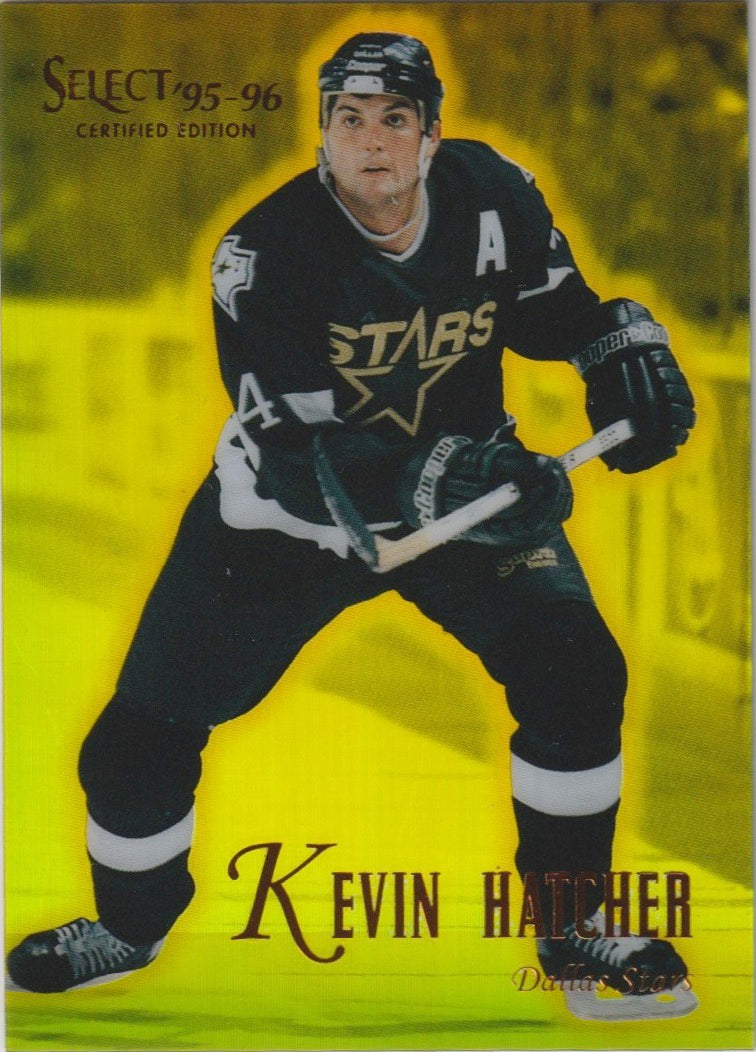 NHL 1995 / 96 Select Certified Mirror Gold - No 41 - Kevin Hatcher