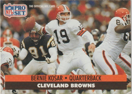 NFL 1991 ProSet - No 121 - Bernie Kosar