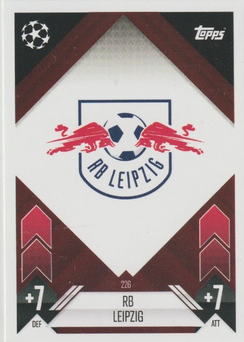 Fussball 2024-25 Match Attax UEFA Champions League - No 226 - Logo RB Leipzig