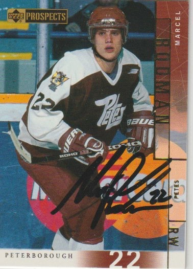 NHL 2000-01 UD CHL Prospects - No 20 - Marcel Rodman - Autograph