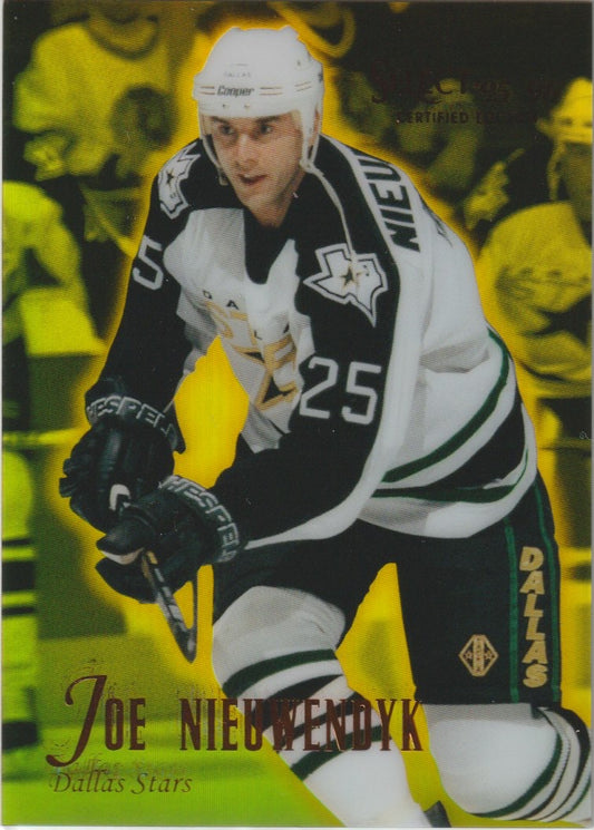 NHL 1995 / 96 Select Certified Mirror Gold - No 32 - Joe Nieuwendyk