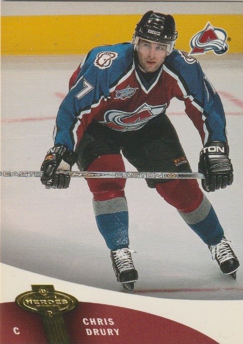 NHL 2000-01 UD Heroes - No 28 - Chris Drury
