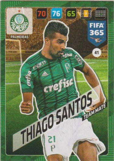 Fussball 2018 Panini FIFA 365 Adrenalyn XL - No 41 - Thiago Santos