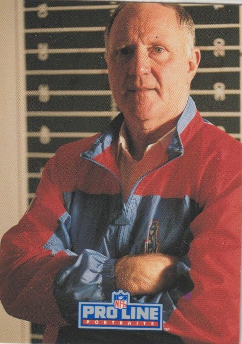 NFL 1991 Pro Line Portraits - No 150 - Jack Pardee