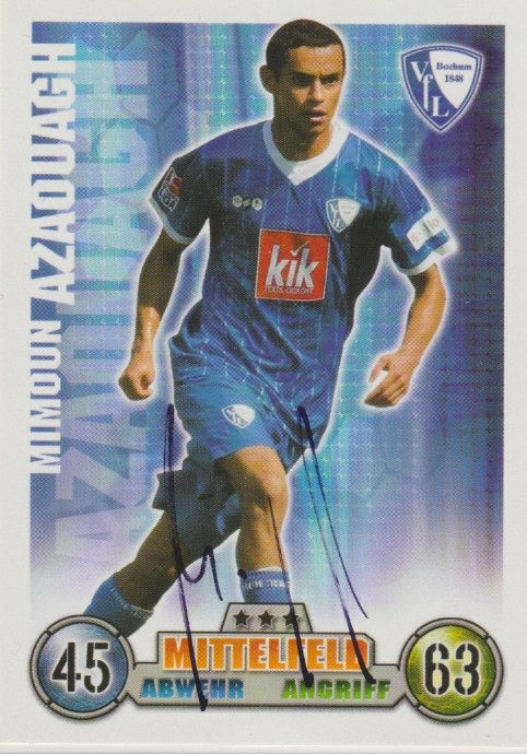 Fussball 2009 Topps Match Attax - No 47 - Mimoun Azaouagh