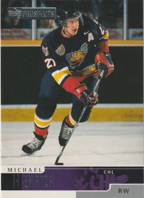 NHL 1999-00 UD Prospects - No 11 - Michael Henrich