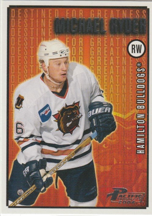 NHL 2003-04 Pacific AHL Prospects Destined for Greatness - No 7 - Michael Ryder