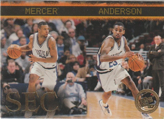 NBA 1997 Press Pass Gold - No. 44 - Ron Mercer / Derek Anderson