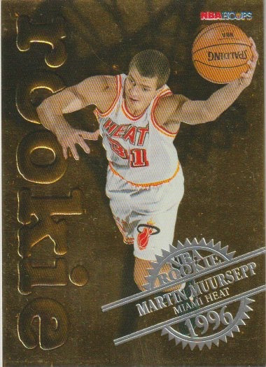 NBA 1996-97 Hoops Rookies - No 20 of 30 - Martin Muursepp