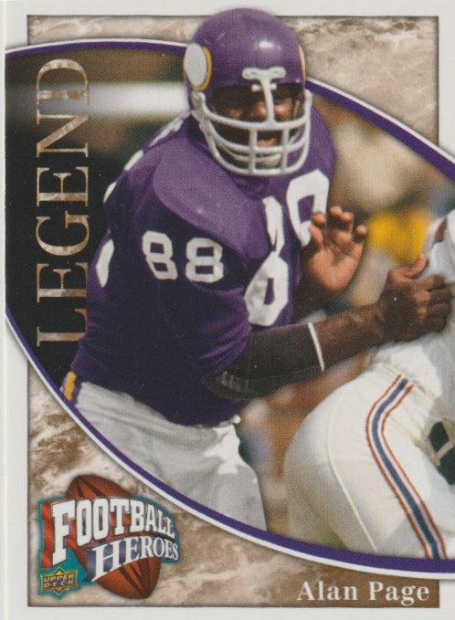 NFL 2009 Upper Deck Heroes - No 299 - Alan Page