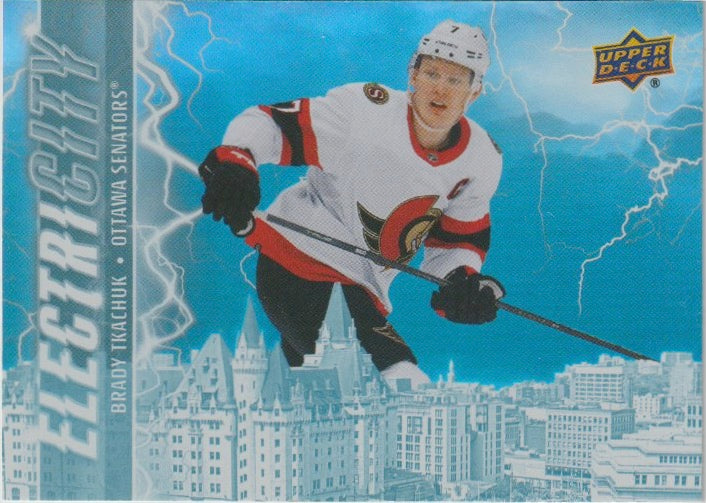 NHL 2024-25 Upper Deck ElectriCITY - No EC-25 - Brady Tkachuk