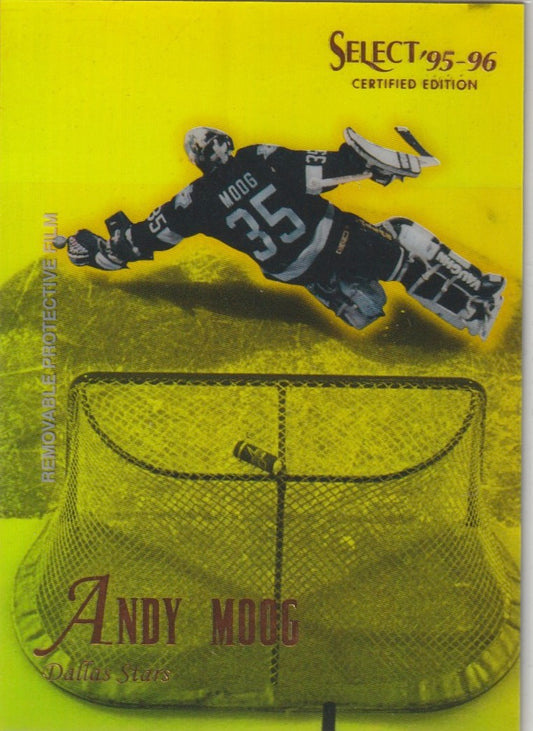 NHL 1995 / 96 Select Certified Mirror Gold - No 77 - Andy Moog