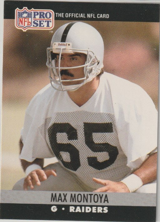 NFL 1990 ProSet - No 547 - Max Montoya