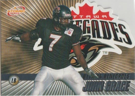 NFL 2003 Atomic CFL - No 60 - John Grace