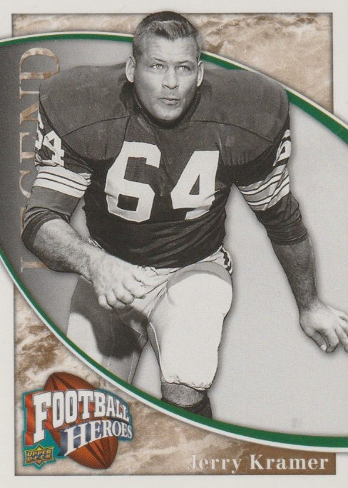 NFL 2009 Upper Deck Heroes - No 214 - Jerry Kramer