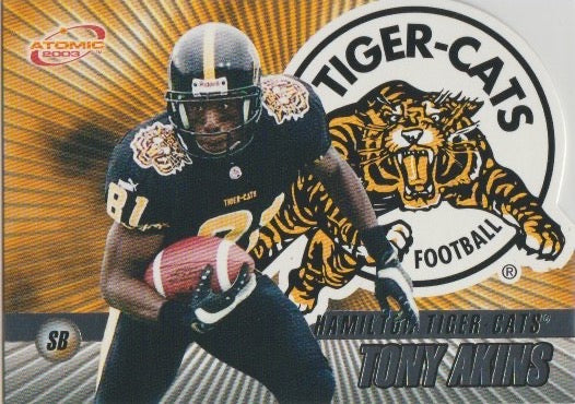 NFL 2003 Atomic CFL - No 37 - Tony Akins