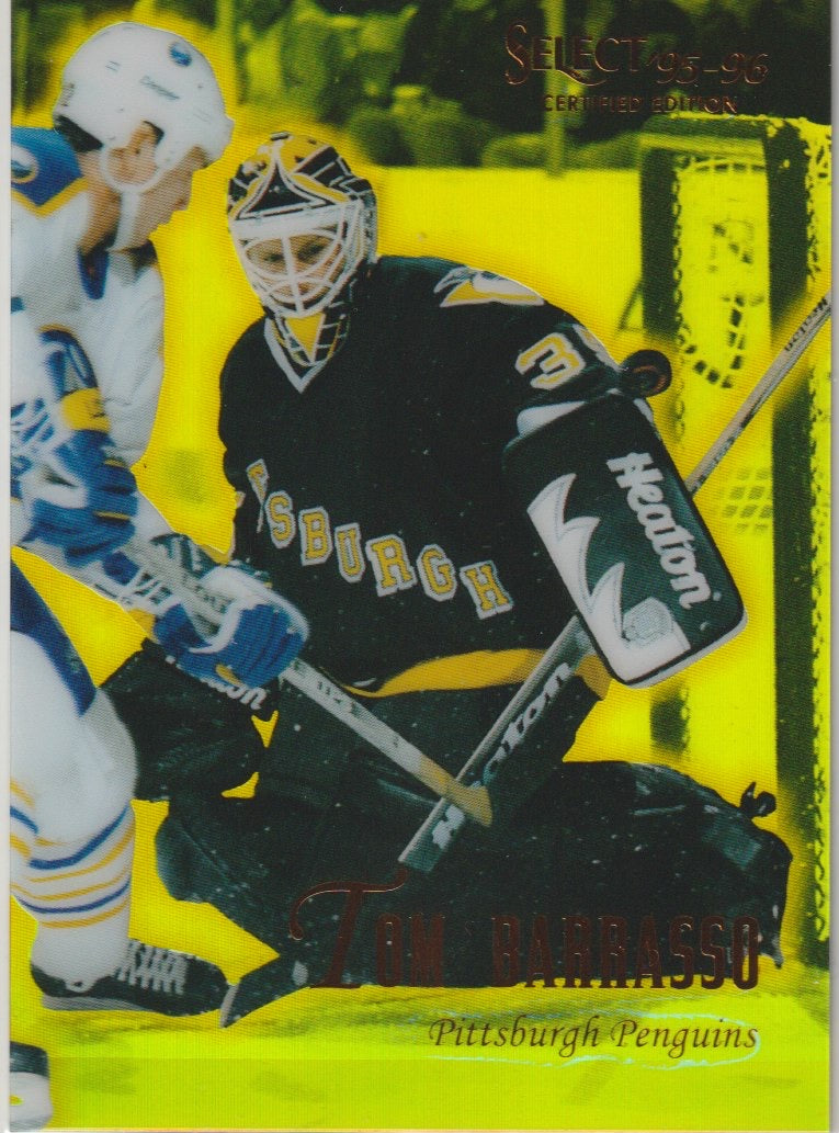 NHL 1995 / 96 Select Certified Mirror Gold - No 95 - Tom Barrasso