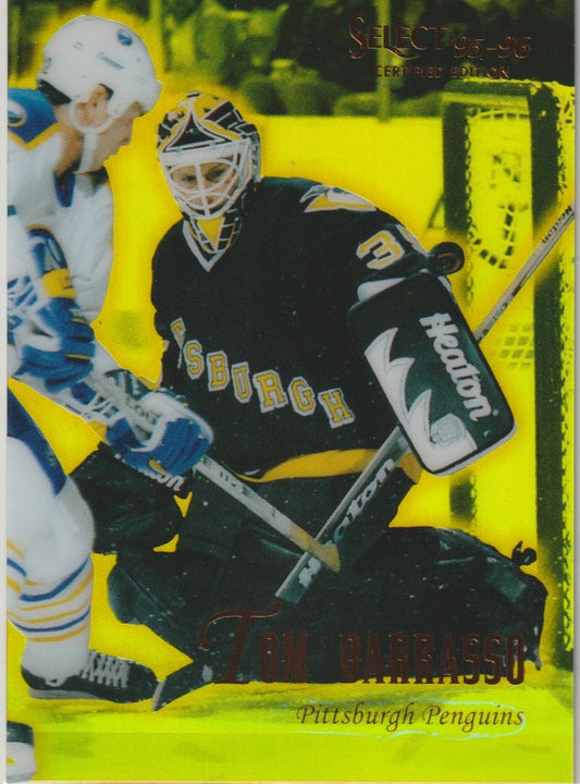 NHL 1995 / 96 Select Certified Mirror Gold - No 95 - Tom Barrasso
