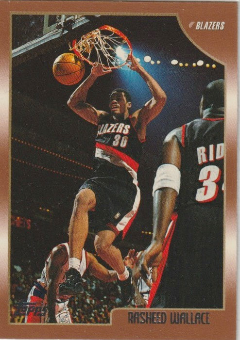 NBA 1998 / 99 Topps - No 101 - Rasheed Wallace