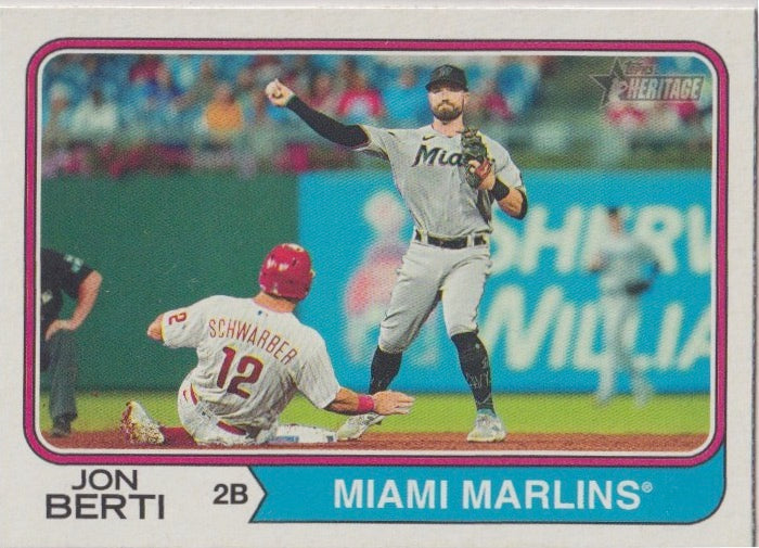 MLB 2023 Topps Heritage - No 63 - Jon Berti