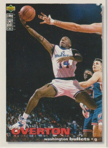 NBA 1995-96 Collector's Choice International German I - No 165 - Doug Overton