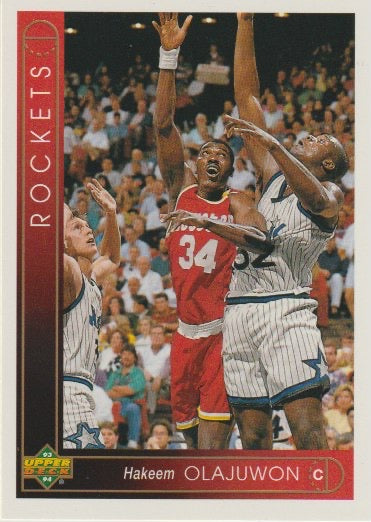 NBA 1993-94 Upper Deck German - No 113 - Hakeem Olajuwon