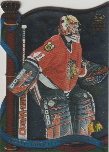 NHL 2001-02 Crown Royale - No. 34 - Jocelyn Thibault