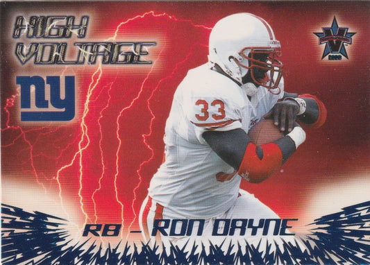 NFL 2000 Vanguard High Voltage - No 22 - Ron Dayne
