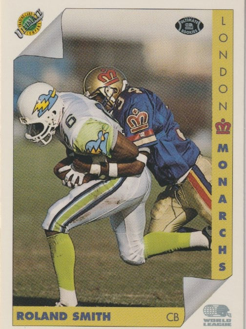 NFL 1992 Ultimate WLAF - No 71 - Roland Smith