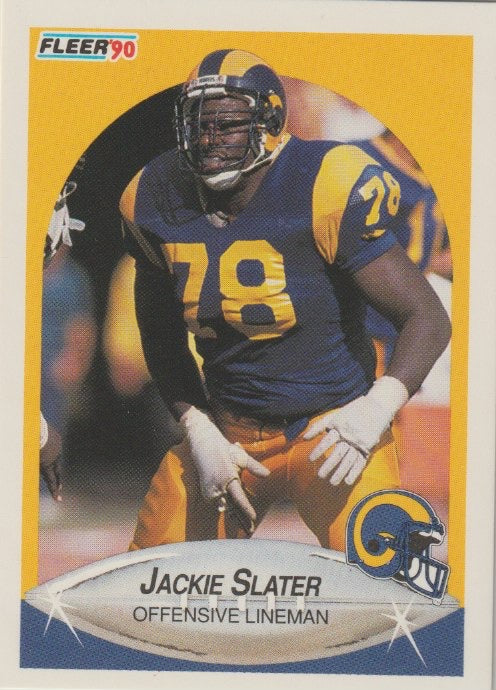NFL 1990 Fleer - No 45 - Jackie Slater