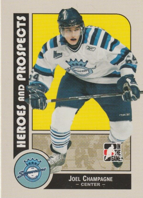 NHL 2008-09 ITG Heroes and Prospects - No 90 - Joel Champagne
