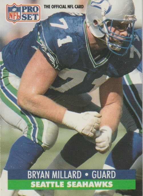 NFL 1991 ProSet - No 303 - Bryan Millard
