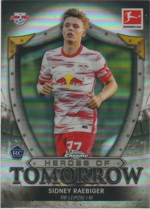 Soccer 2021-22 Topps Chrome Bundesliga Heroes of Tomorrow - No HT-SR - Sidney Raebiger